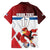 Custom Serbia Football Family Matching Puletasi and Hawaiian Shirt Sporty Style with Eagle Mascot