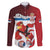 Custom Serbia Football Family Matching Puletasi and Hawaiian Shirt Sporty Style with Eagle Mascot