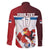 Custom Serbia Football Family Matching Puletasi and Hawaiian Shirt Sporty Style with Eagle Mascot