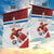 Custom Serbia Football Garden Flag Sporty Style with Eagle Mascot