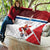 Custom Serbia Football Quilt Sporty Style with Eagle Mascot