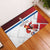 Custom Serbia Football Rubber Doormat Sporty Style with Eagle Mascot