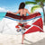 Custom Serbia Football Sarong Sporty Style with Eagle Mascot