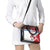 Custom Serbia Football Shoulder Handbag Sporty Style with Eagle Mascot