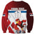 Custom Serbia Football Sweatshirt Sporty Style with Eagle Mascot