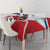 Custom Serbia Football Tablecloth Sporty Style with Eagle Mascot