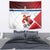 Custom Serbia Football Tapestry Sporty Style with Eagle Mascot