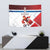 Custom Serbia Football Tapestry Sporty Style with Eagle Mascot