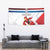 Custom Serbia Football Tapestry Sporty Style with Eagle Mascot