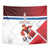 Custom Serbia Football Tapestry Sporty Style with Eagle Mascot