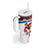 Custom Serbia Football Tumbler With Handle Sporty Style with Eagle Mascot