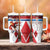 Custom Serbia Football Tumbler With Handle Sporty Style with Eagle Mascot