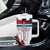 Custom Serbia Football Tumbler With Handle Sporty Style with Eagle Mascot
