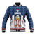 Custom Serbia Basketball Champions Baseball Jacket Sporty Style with Coat of Arms