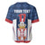 Custom Serbia Basketball Champions Baseball Jersey Sporty Style with Coat of Arms
