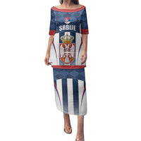 Custom Serbia Basketball Champions Family Matching Puletasi and Hawaiian Shirt Sporty Style with Coat of Arms