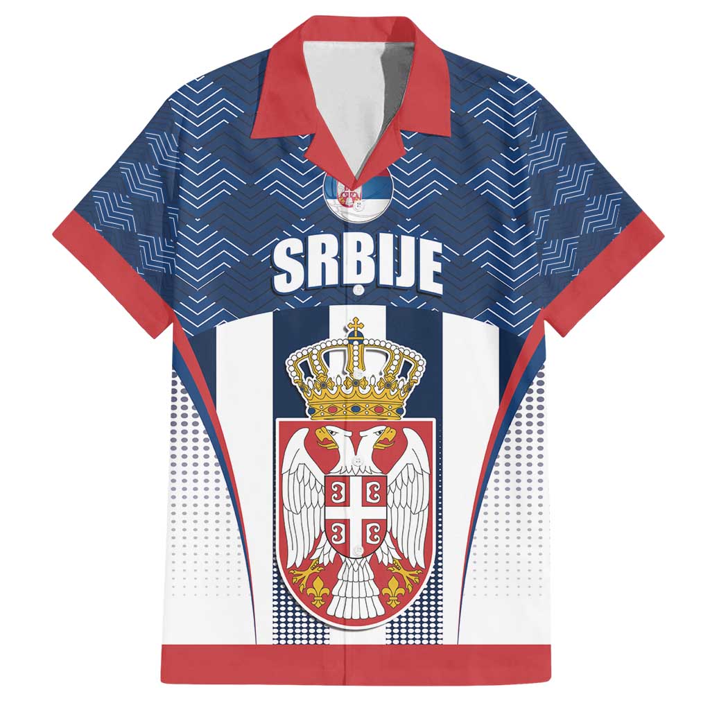 Custom Serbia Basketball Champions Family Matching Summer Maxi Dress and Hawaiian Shirt Sporty Style with Coat of Arms