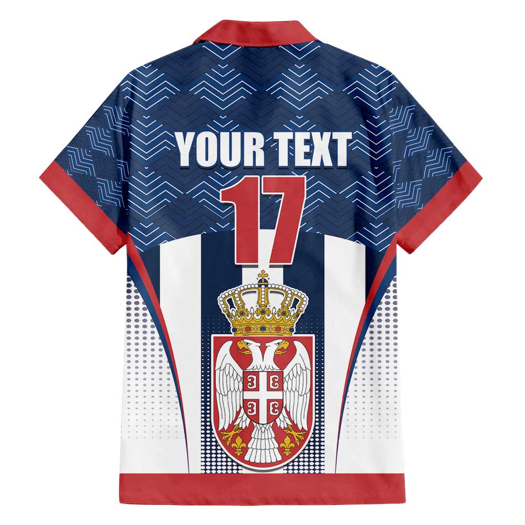 Custom Serbia Basketball Champions Family Matching Tank Maxi Dress and Hawaiian Shirt Sporty Style with Coat of Arms