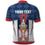 Custom Serbia Basketball Champions Polo Shirt Sporty Style with Coat of Arms