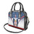 Custom Serbia Basketball Champions Shoulder Handbag Sporty Style with Coat of Arms