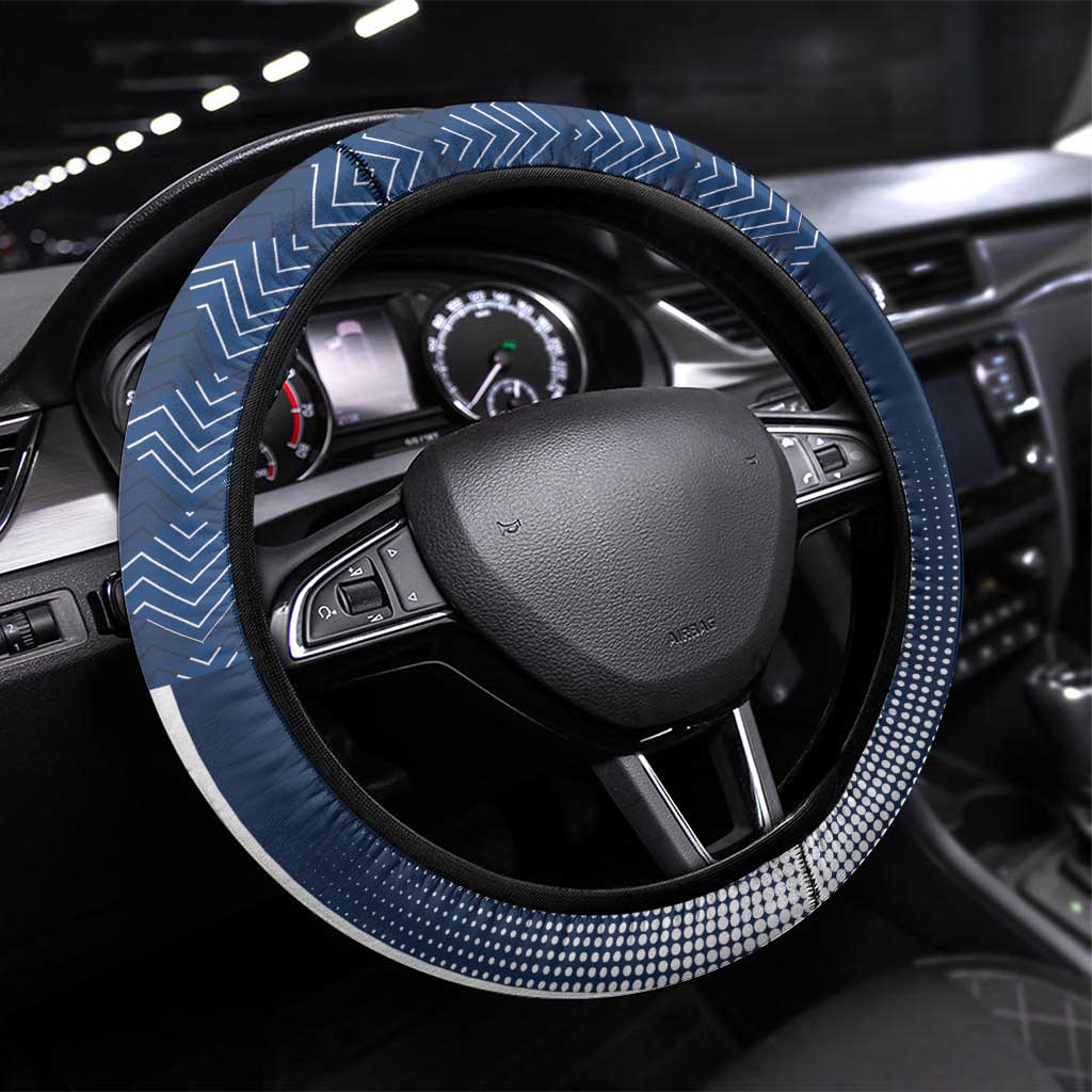 Serbia Basketball Champions Steering Wheel Cover Sporty Style with Coat of Arms