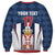 Custom Serbia Basketball Champions Sweatshirt Sporty Style with Coat of Arms