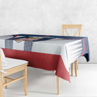 Custom Serbia Basketball Champions Tablecloth Sporty Style with Coat of Arms