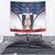 Custom Serbia Basketball Champions Tapestry Sporty Style with Coat of Arms