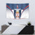 Custom Serbia Basketball Champions Tapestry Sporty Style with Coat of Arms