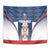 Custom Serbia Basketball Champions Tapestry Sporty Style with Coat of Arms