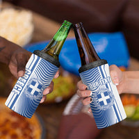 Personalized Greece Coat of Arms 4 in 1 Can Cooler Tumbler Greek Cross and Two Laurel Branches