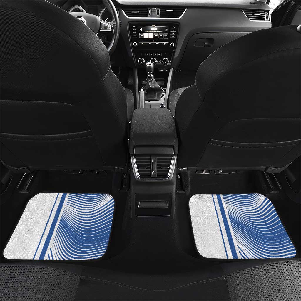 Personalized Greece Coat of Arms Car Mats Greek cross and Two Laurel Branches