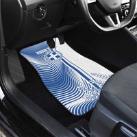 Personalized Greece Coat of Arms Car Mats Greek cross and Two Laurel Branches