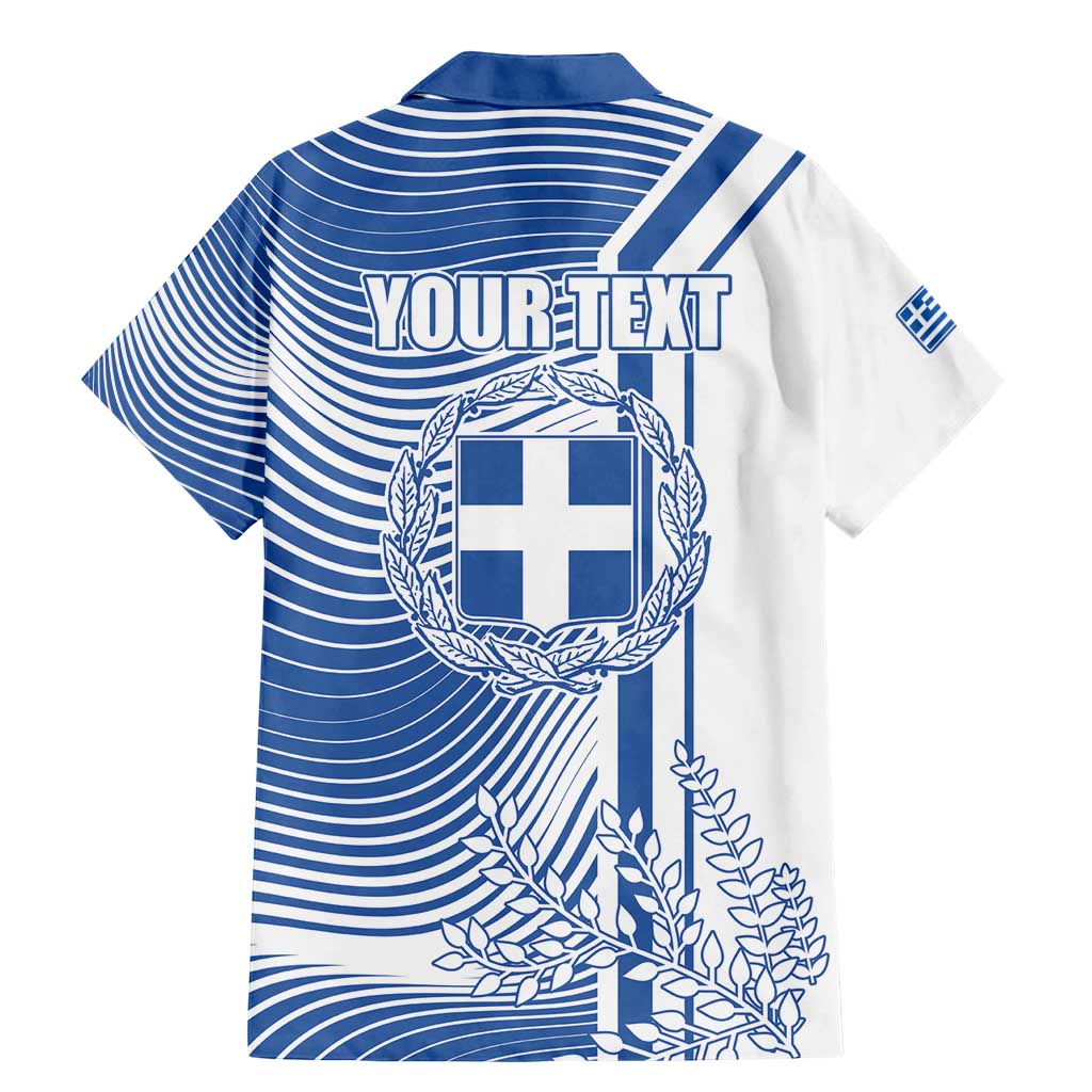 Personalized Greece Coat of Arms Family Matching Mermaid Dress and Hawaiian Shirt Greek cross and Two Laurel Branches