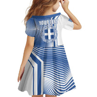 Personalized Greece Coat of Arms Family Matching Summer Maxi Dress and Hawaiian Shirt Greek cross and Two Laurel Branches