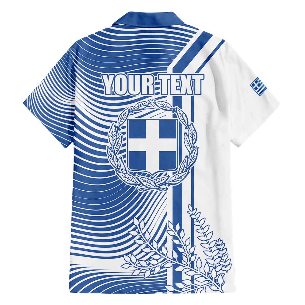 Personalized Greece Coat of Arms Family Matching Summer Maxi Dress and Hawaiian Shirt Greek cross and Two Laurel Branches