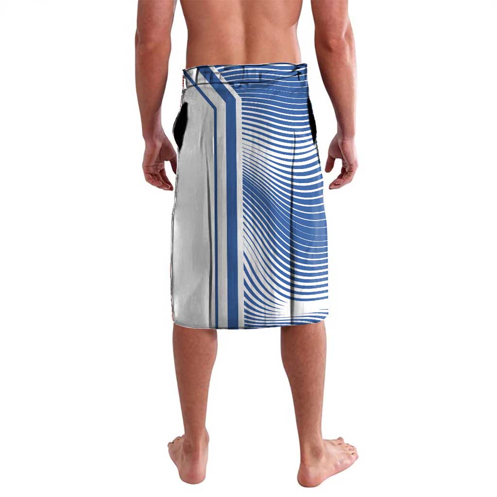 Personalized Greece Coat of Arms Lavalava Greek cross and Two Laurel Branches