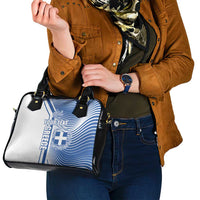 Personalized Greece Coat of Arms Shoulder Handbag Greek cross and Two Laurel Branches