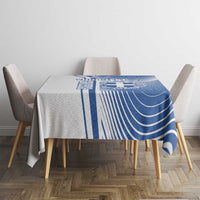 Personalized Greece Coat of Arms Tablecloth Greek cross and Two Laurel Branches
