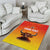 Personalized Spain Bull with Crown Area Rug Espana Flag with Coat of Arms