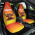 Personalized Spain Bull with Crown Car Seat Cover Espana Flag with Coat of Arms