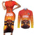 Personalized Spain Bull with Crown Couples Matching Short Sleeve Bodycon Dress and Long Sleeve Button Shirt Espana Flag with Coat of Arms