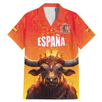 Personalized Spain Bull with Crown Family Matching Mermaid Dress and Hawaiian Shirt Espana Flag with Coat of Arms