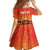 Personalized Spain Bull with Crown Family Matching Off Shoulder Short Dress and Hawaiian Shirt Espana Flag with Coat of Arms
