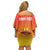 Personalized Spain Bull with Crown Family Matching Off Shoulder Short Dress and Hawaiian Shirt Espana Flag with Coat of Arms