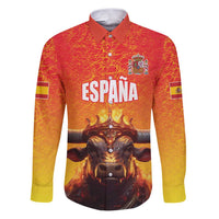 Personalized Spain Bull with Crown Family Matching Puletasi and Hawaiian Shirt Espana Flag with Coat of Arms