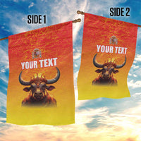 Personalized Spain Bull with Crown Garden Flag Espana Flag with Coat of Arms