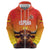 Personalized Spain Bull with Crown Hoodie Espana Flag with Coat of Arms