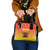 Personalized Spain Bull with Crown Shoulder Handbag Espana Flag with Coat of Arms