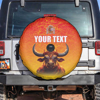 Personalized Spain Bull with Crown Spare Tire Cover Espana Flag with Coat of Arms